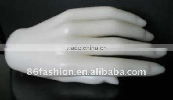 smooth plastic clench hand model