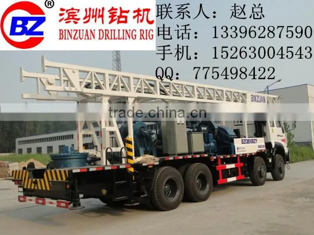 High drilling ability! TAZ5343TZJ drill truck (600m water well drilling rig)