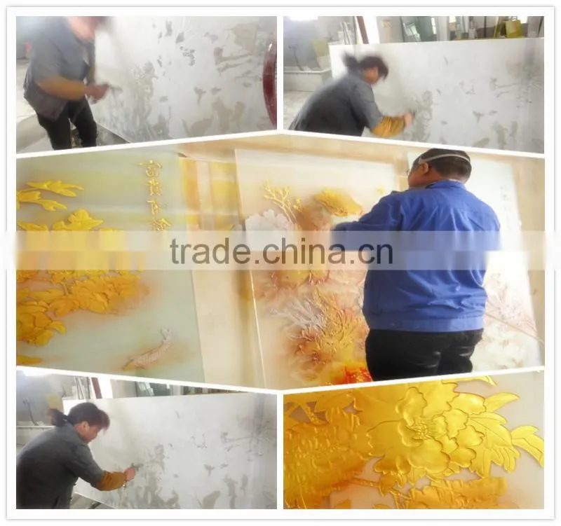decorative wall hanging art glass