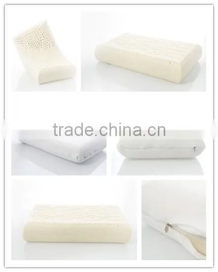 Wholesale Smooth Latex Foam Comfortable Massage Rubber Pillow for Travel