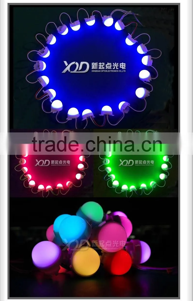 SMD full color LEDs pixel lightwith 10mm electric wires cables led point light source