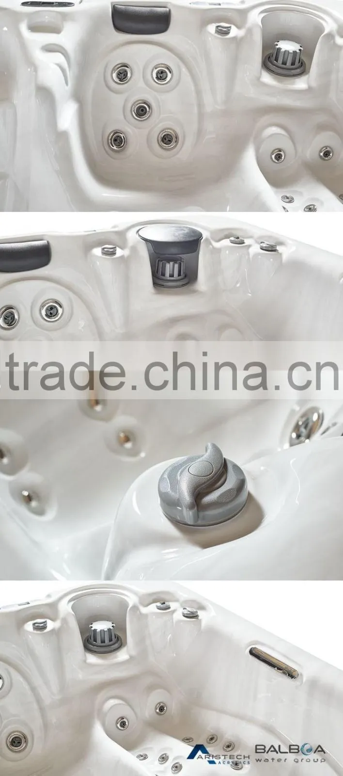 Factory price New design JY8801 Large swim spa with 3 steps