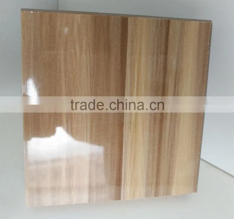 Wood grain color uv mdf board for kitchens ST-T9003