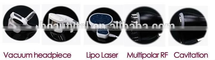 best rf skin tightening face lifting machine Cavitation+RF+vacuum+lipo laser