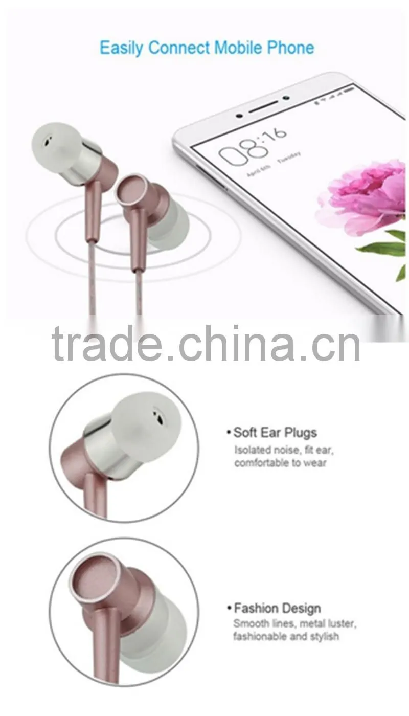 Fashion perfume earphone with mic