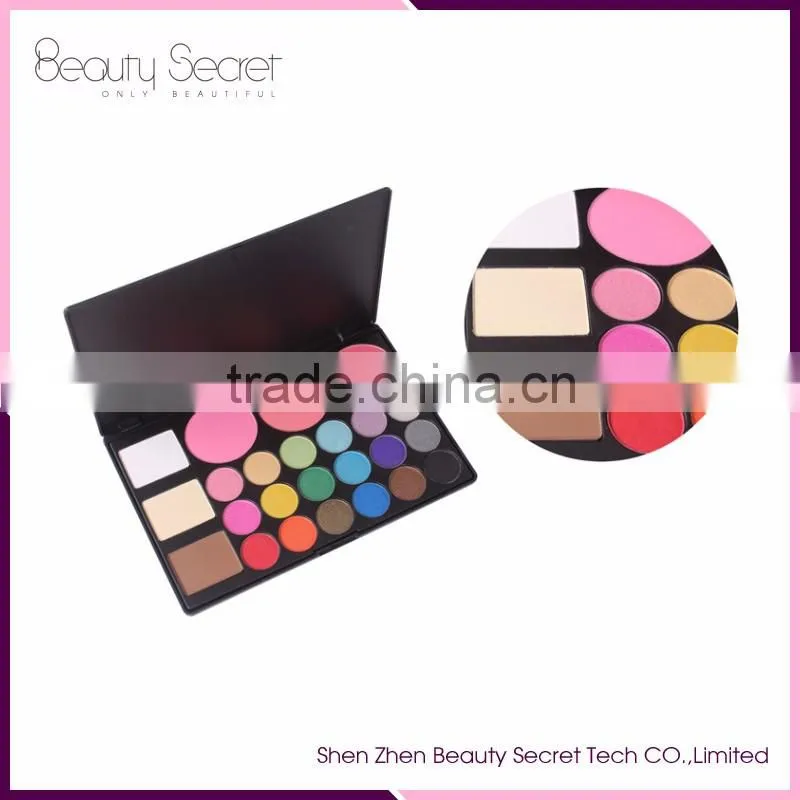 2016 Top Quality 24 color Pearl Powder private label eyeshadow palette Cosmetic Set Kit