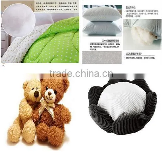 Hollow conjugated polyester staple fiber regenerated and Virgin use for filling bedding mattress pillows toys