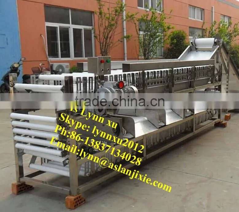 apple size grading machine / fruit polishing sorting machine