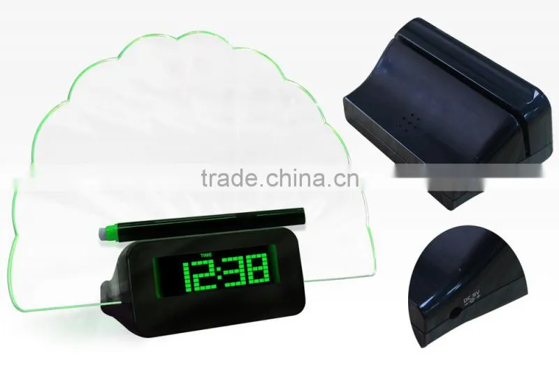 Digital World Time LED Alarm Clock with Calendar