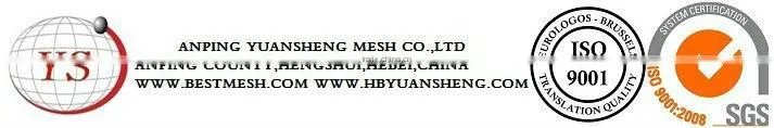 Galvanized stainless steel crimped wire mesh