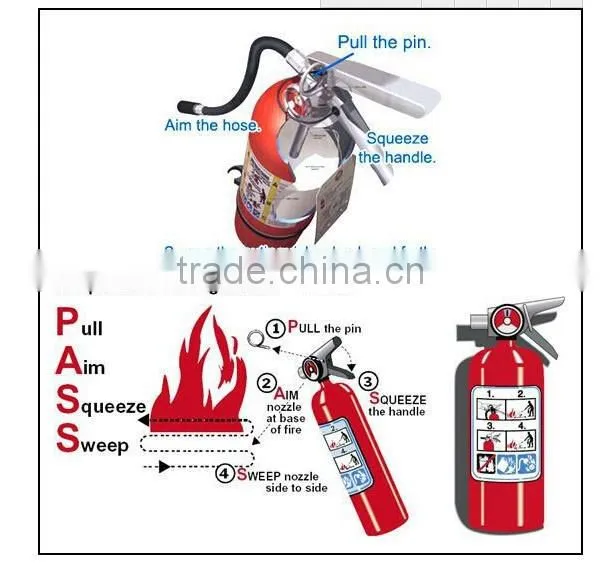 2-7kg CE/EN3 Approval Portable CO2 Fire Extinguisher