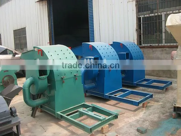 Tree leaves straw cutting corncob chipper equipment machine with moto