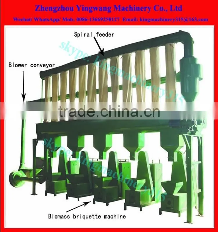 Professional sugarcane bagasse briquette machine