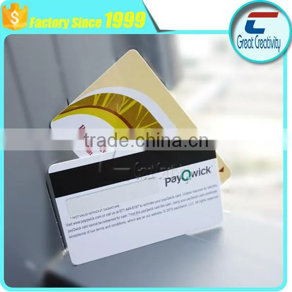 PVC Material - CR80 Cards with 4 Color Printing on both sides PVC card for Wholesales