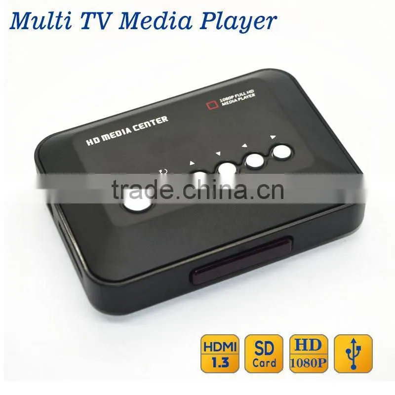 1080P HDMI SD/USB full HD Mini Media Player MKV/RM/RMVB(blue)EU/US optional