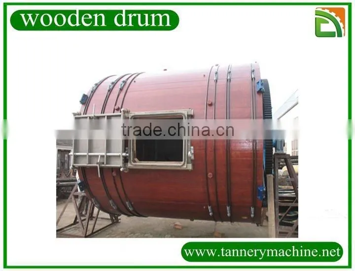 supply leather tannery Overloading Wooden drum for Soaking/Liming/Tanning