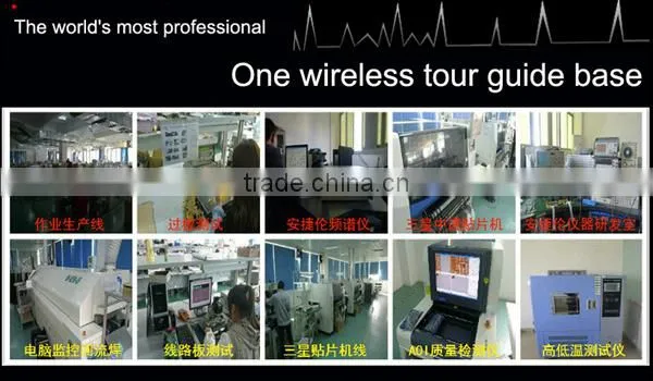 YMG-100 The smallest lightest thinnest 80M 15 hours Wireless Tour Guide System