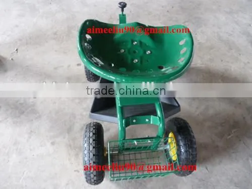 yard lawn utility cart with tractor seat