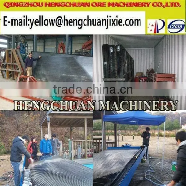 Light duty ISO standard Gold recovery gold mining NEW 6-S shaking table