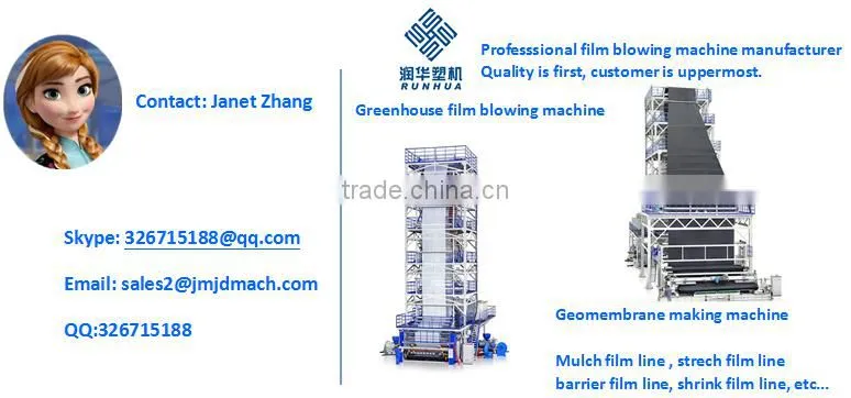 biodegradable film blowing machine