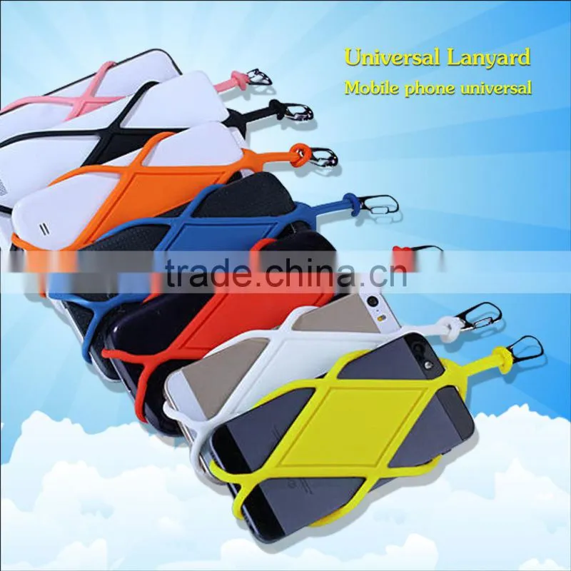 New arrive Silicone cute BackStrap Phone Protector and Wallet