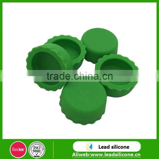 Customized Printed Silicone Beer Cap / Saver Reusable Silicone Beer Bottle Caps