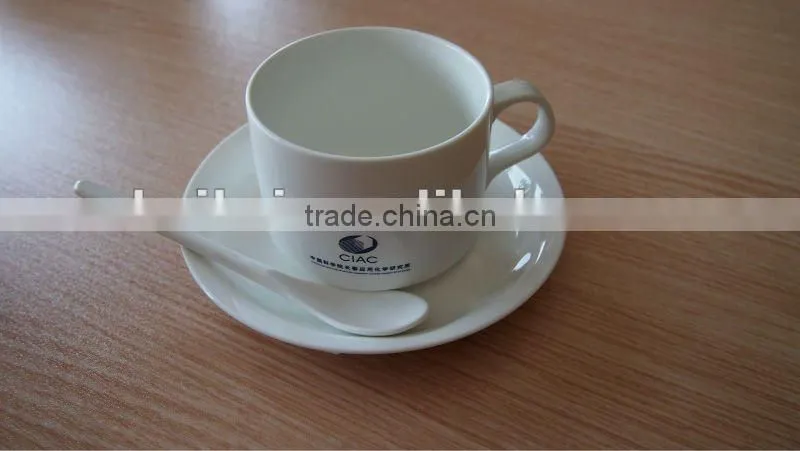 PLA coffee cup and saucer set
