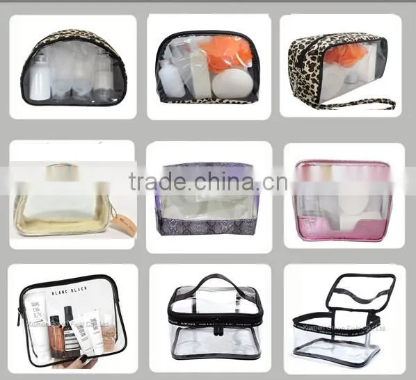 fashion transparent clear travel pvc cosmetic Bag