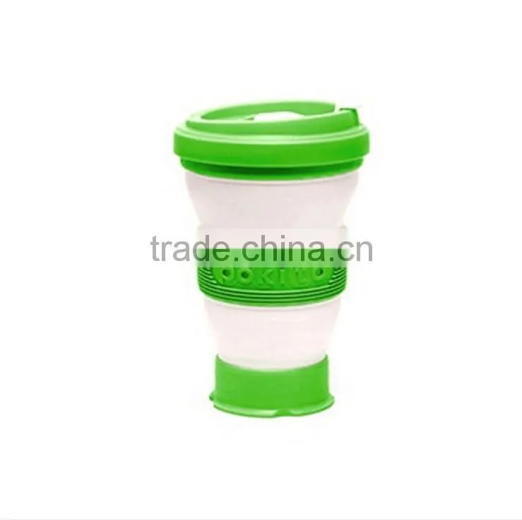 New Flexible High Quality Environmental Water Cup, Telescopic Coffee Cups, TPE Colorful Funny Useful Coffee Mugs For Wholesale