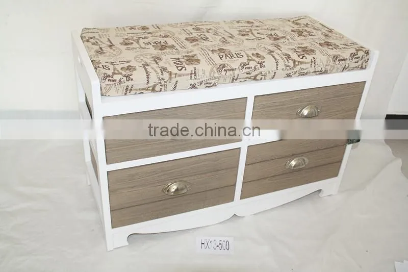home decor wooden shoe rack, wooden footstool,wooden shoes shelf