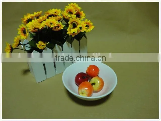 Homeware Kitchen ware products white ceramic round shaped fruit bowl