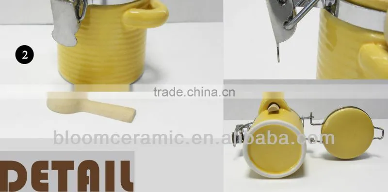 Colored storage jar for wholesale