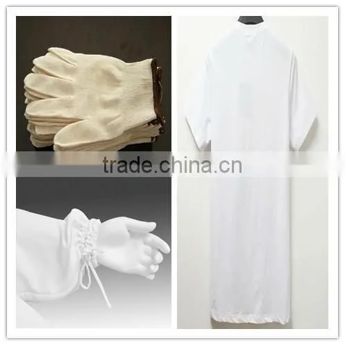 Raw white cotton spandex core spun yarn 16s ring spun