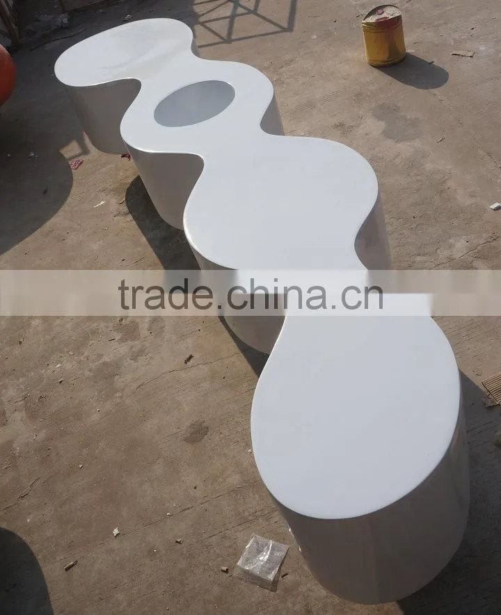 Giant frp leisure white chair