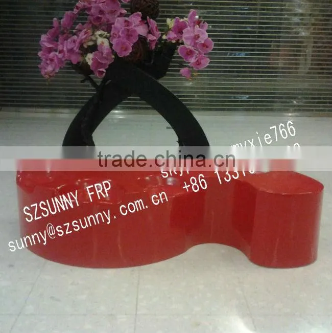 Fiberglass modern chair