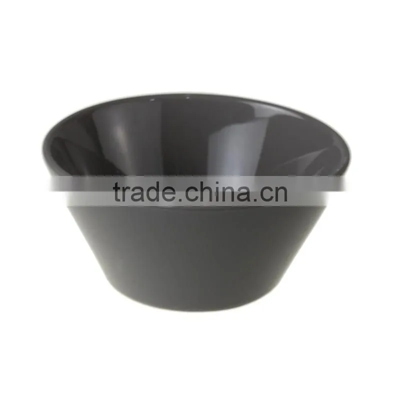 5" ivory color glazed ceramic stoneware bowl