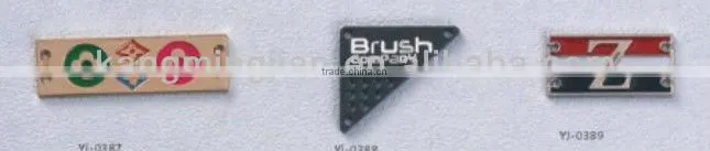 new design of metal decoration plates for bags and clothes