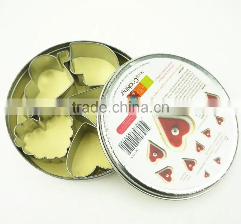 47101 6pcs Cake cookie cutter ,fondant cake decorating tools