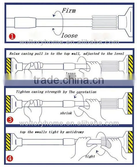 Aluminium Shower Rod