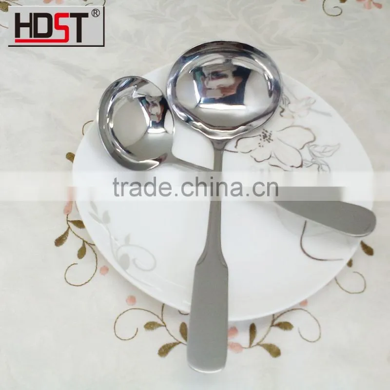 Stainless Steel Round serving Spoon;big spoon; Large Soup Spoon for family