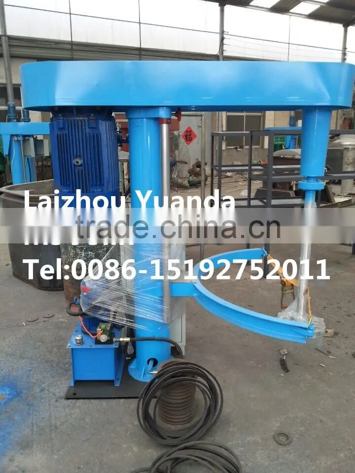 Double Twin Dispersing Shaft Paint Mixer Disperser Dissolver