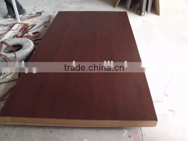 MELAMINE slotted mdf board for store decoration