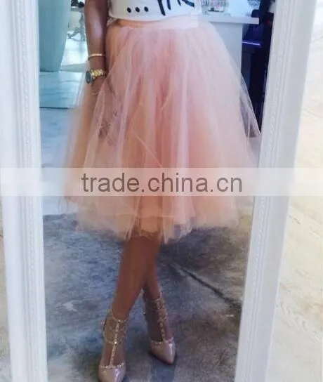 New Arrival Summer Fashion Multiple Tulle skirt for Girls