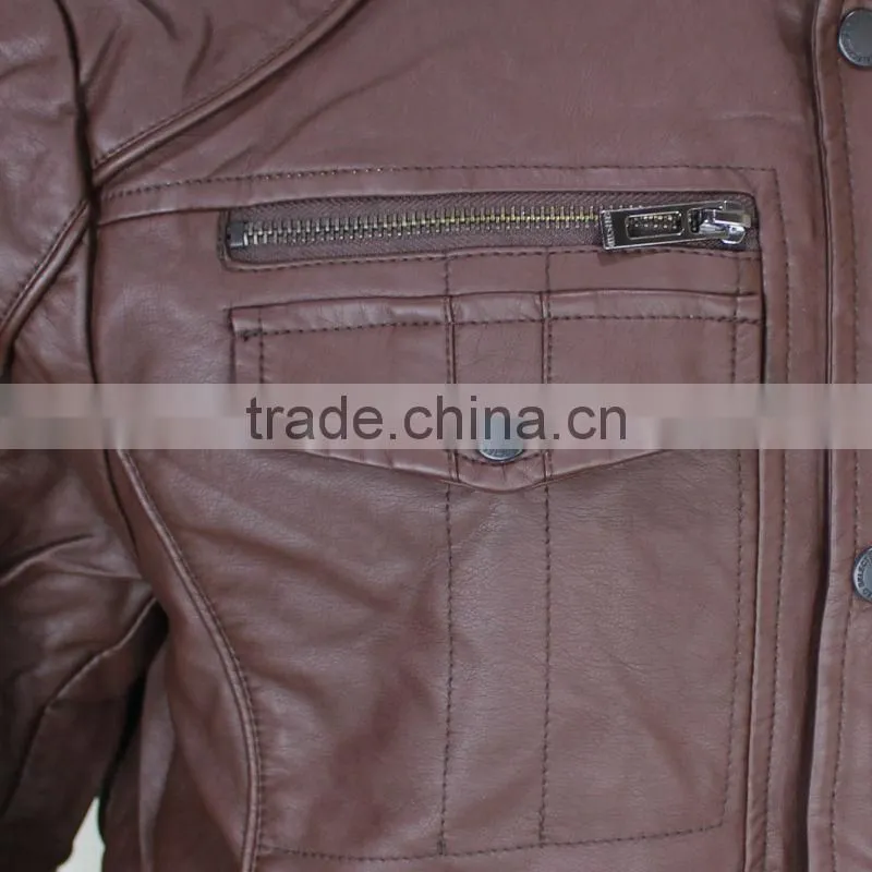 X-Men's Leather Bomber Jacket