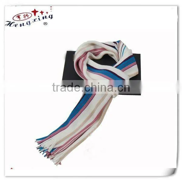 Fashion acrylic knit scarf