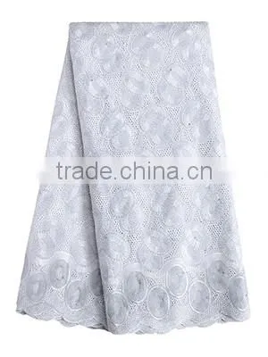 Wholesales swiss lace fabric new lace design for ladies suit