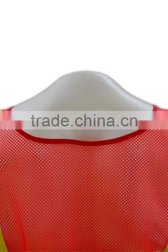 China manufactory high quality dry fit mesh safety reflective work vest