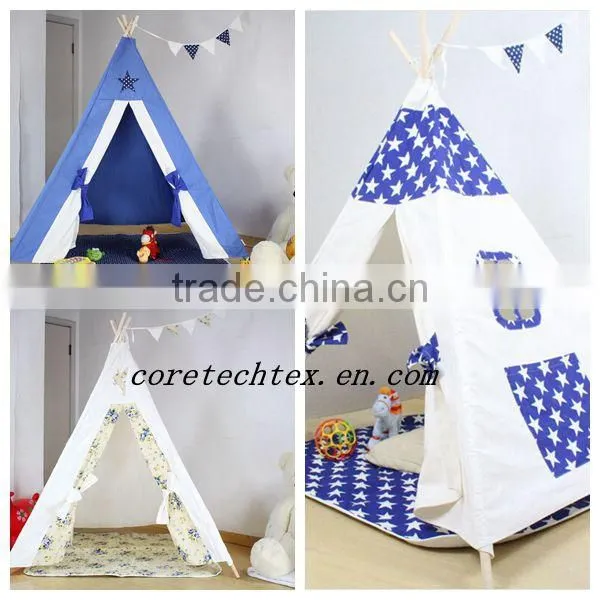 High quality comfortable kids play indian teepee tent factory