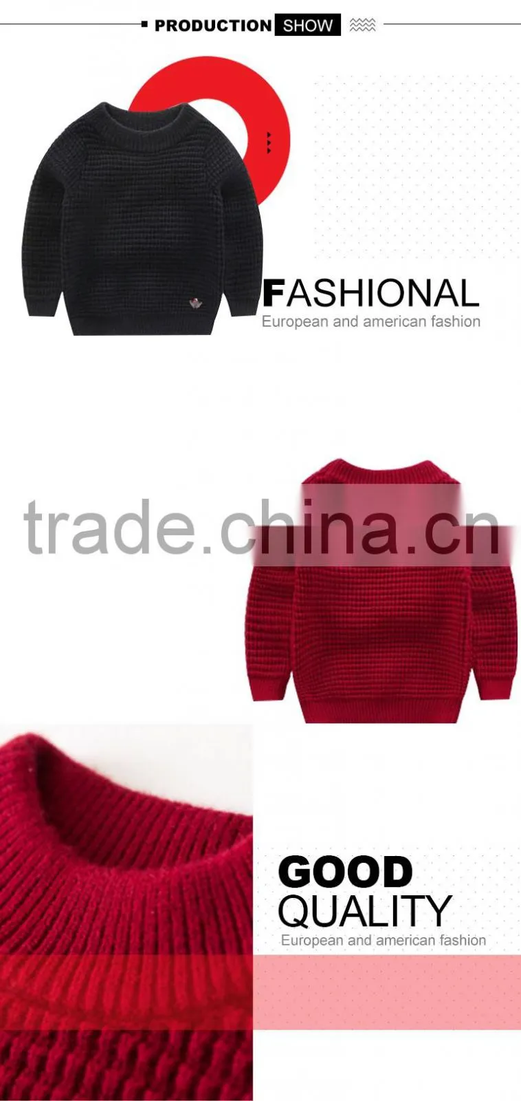 Alibaba best price baby pullover knitting pattern new designs for wholesale