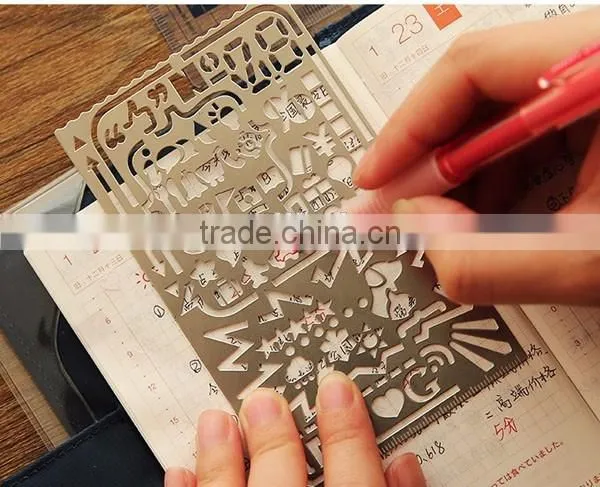 Multifunctional Metal Bookmark Ruler /Planner,Scrapbooking templates